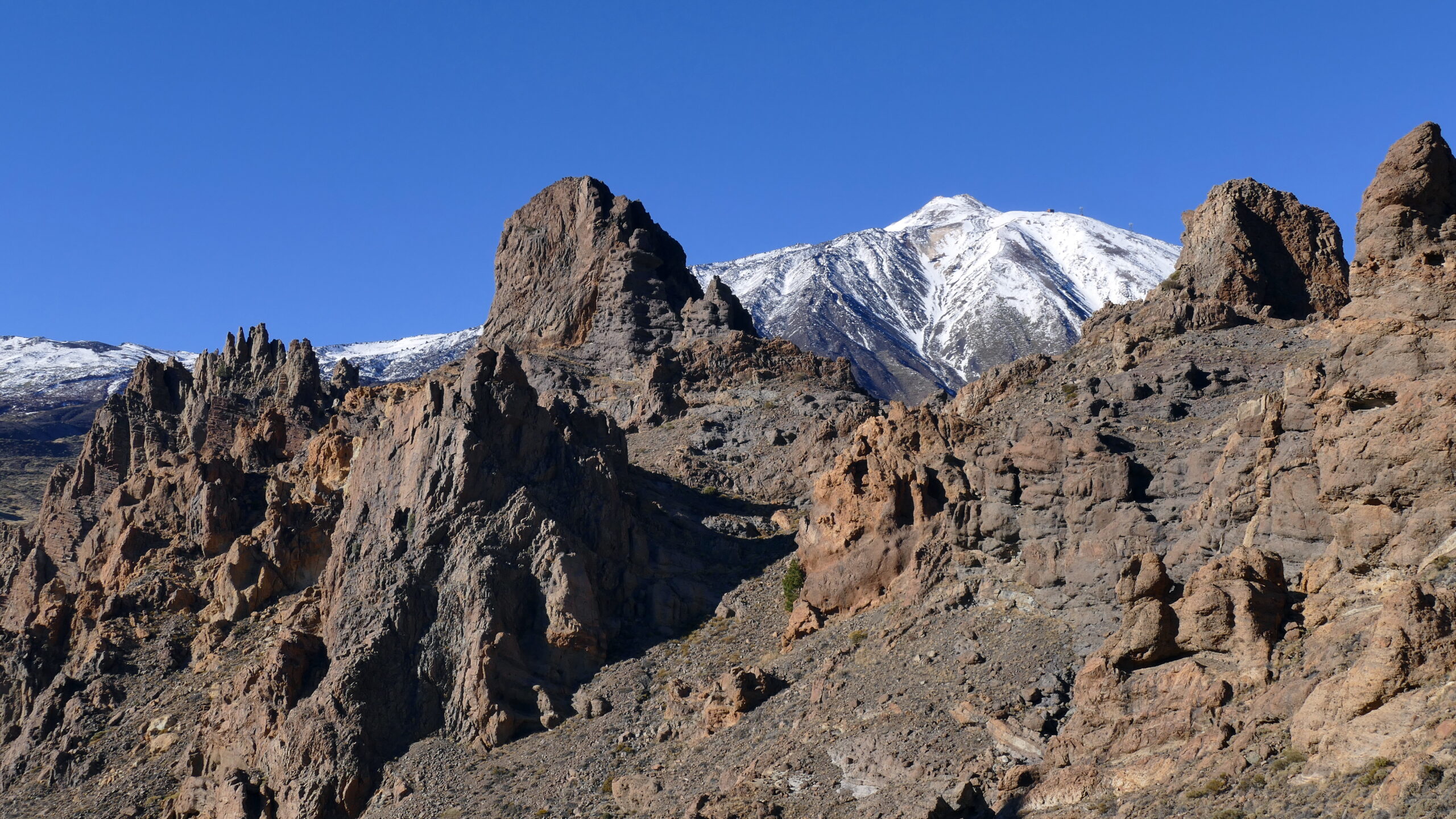 Teide National Park from Los Gigantes: the western road up